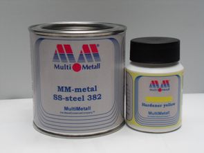 MM-metal SS-steel 382 with Hardener  yellow